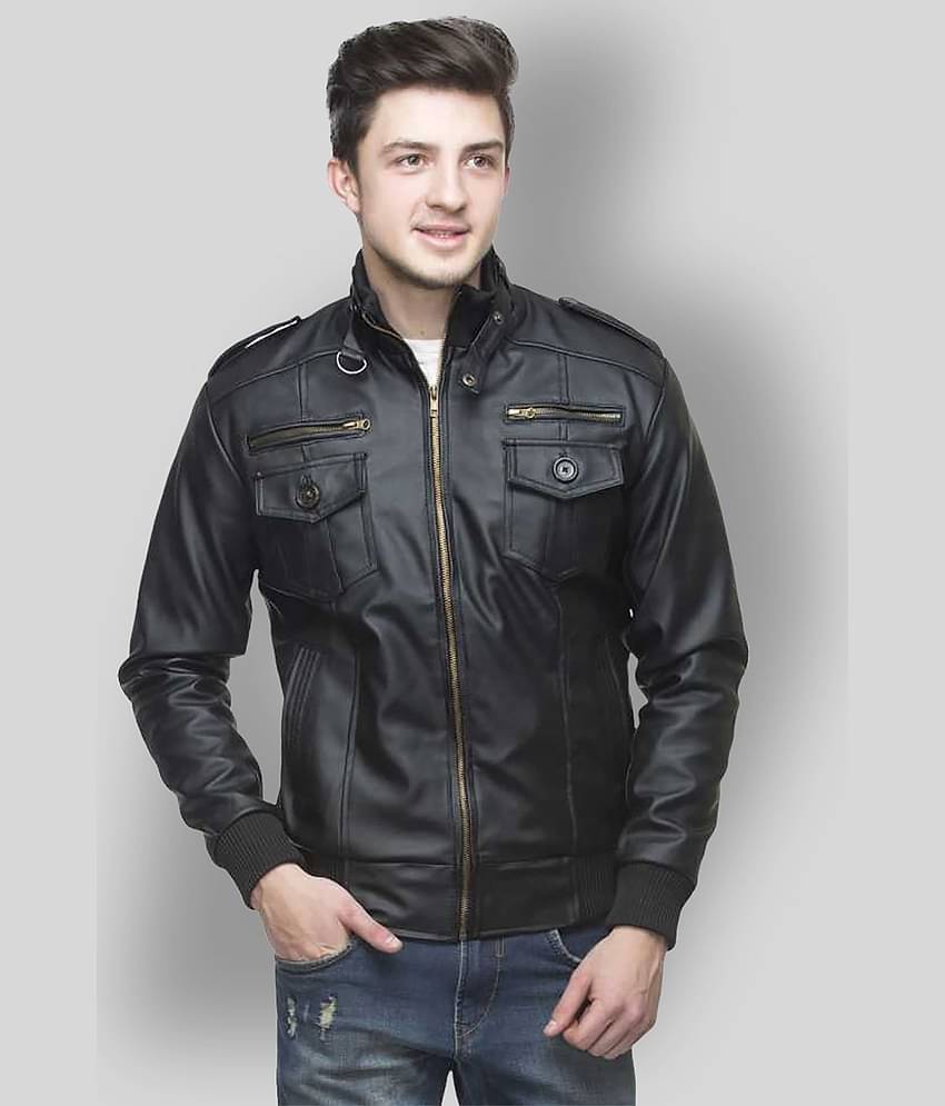 GARMADIAN Black Biker Jacket
