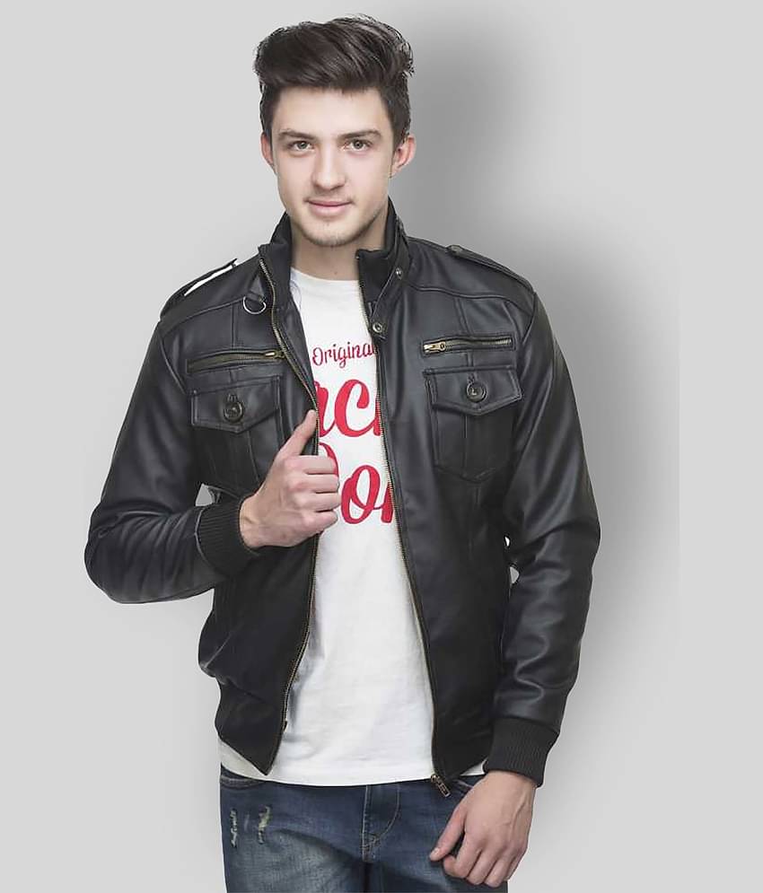 GARMADIAN Black Biker Jacket