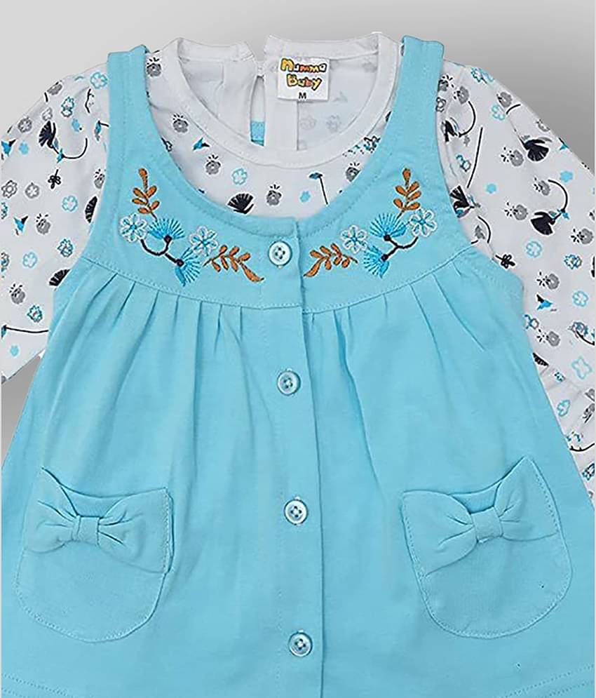 NammaBaby Pack of 1 Baby Girls Cotton Blend Dresses ( Multi )