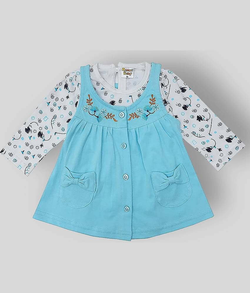 NammaBaby Pack of 1 Baby Girls Cotton Blend Dresses ( Multi )