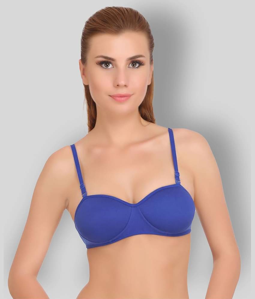 Softskin Pack of 3 Poly Cotton Women's T-Shirt Bra ( Multi Color )