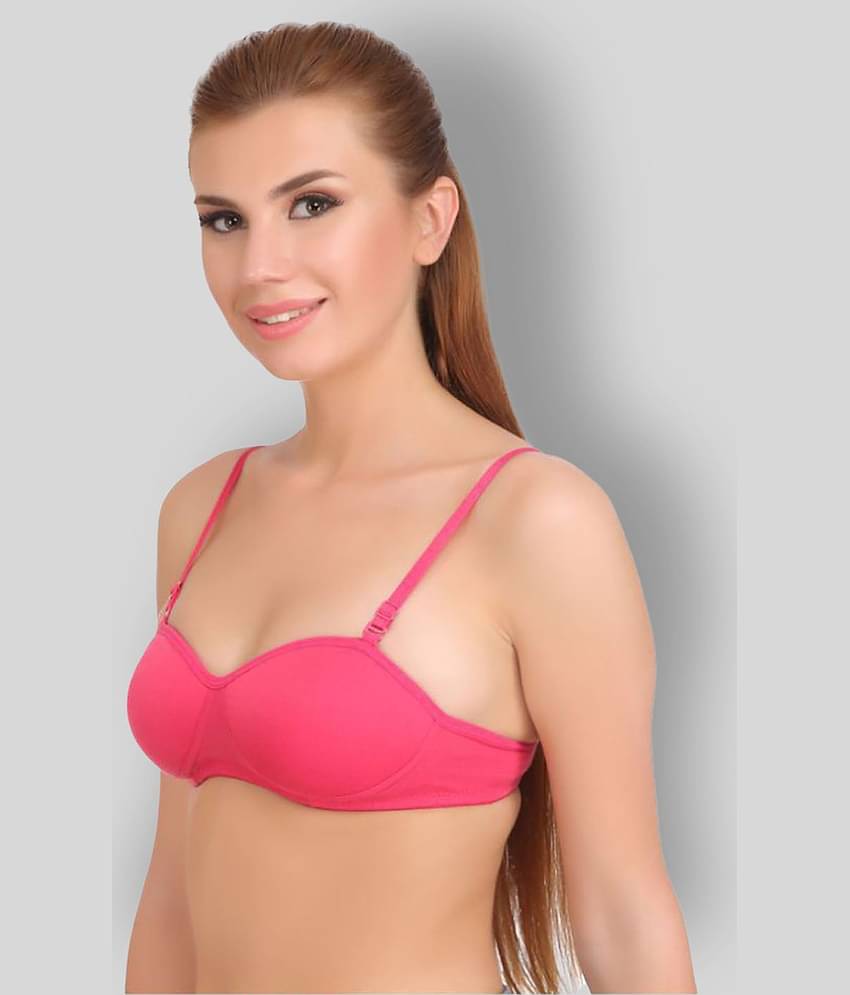 Softskin Pack of 3 Poly Cotton Women's T-Shirt Bra ( Multi Color )