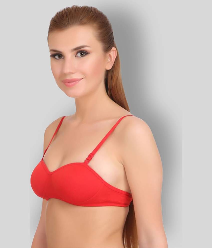 Softskin Pack of 3 Poly Cotton Women's T-Shirt Bra ( Multi Color )