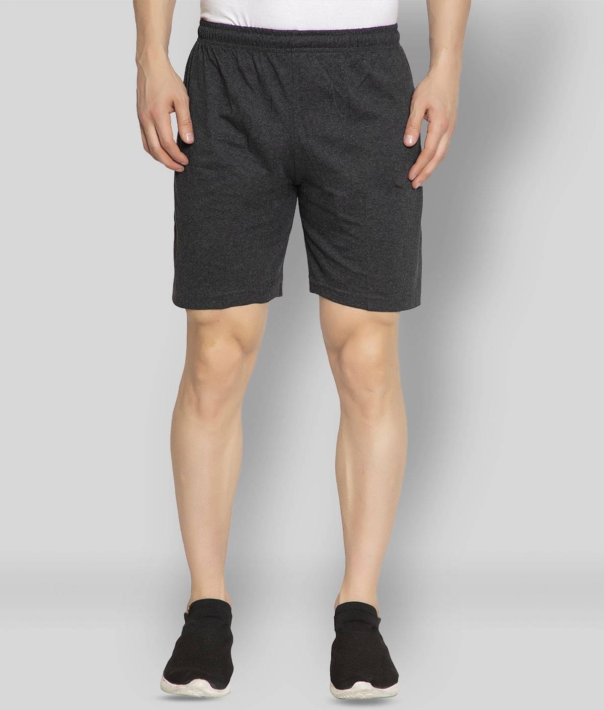     			Zeffit -  Navy Blue Cotton Blend Men's Shorts ( Pack of 1 )