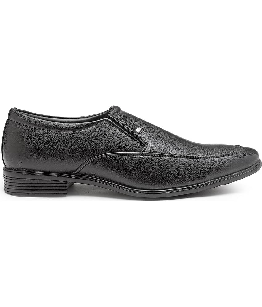 Action - Black Men's Slip On Formal Shoes