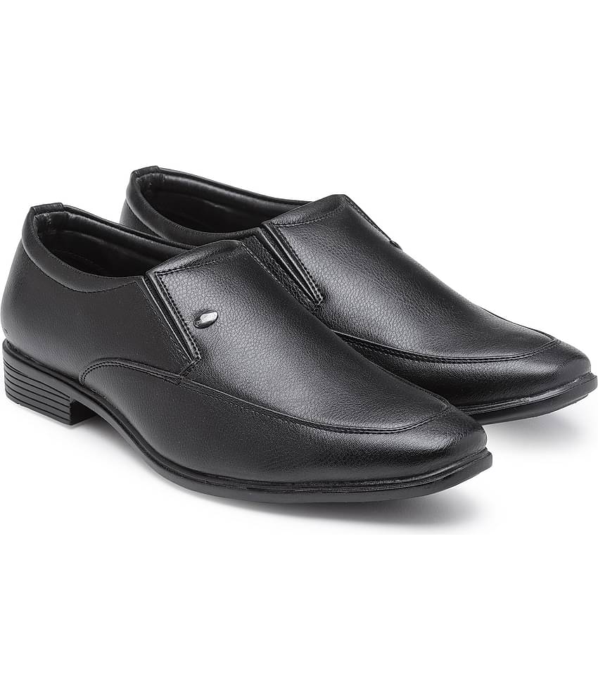Action - Black Men's Slip On Formal Shoes