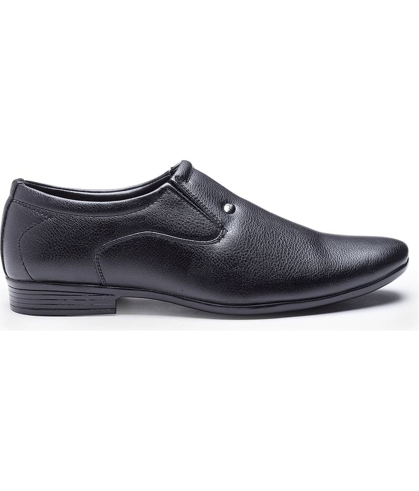 Action - Black Men's Slip On Formal Shoes