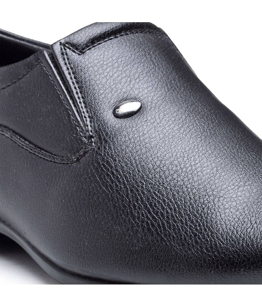 Action - Black Men's Slip On Formal Shoes