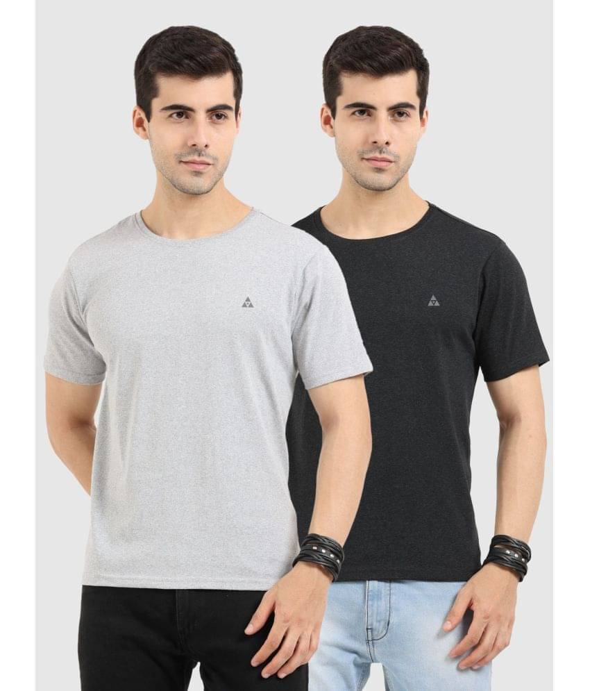     			Ardeur Pack of 2 Cotton Regular Fit Men's T-Shirt ( Multicolor )