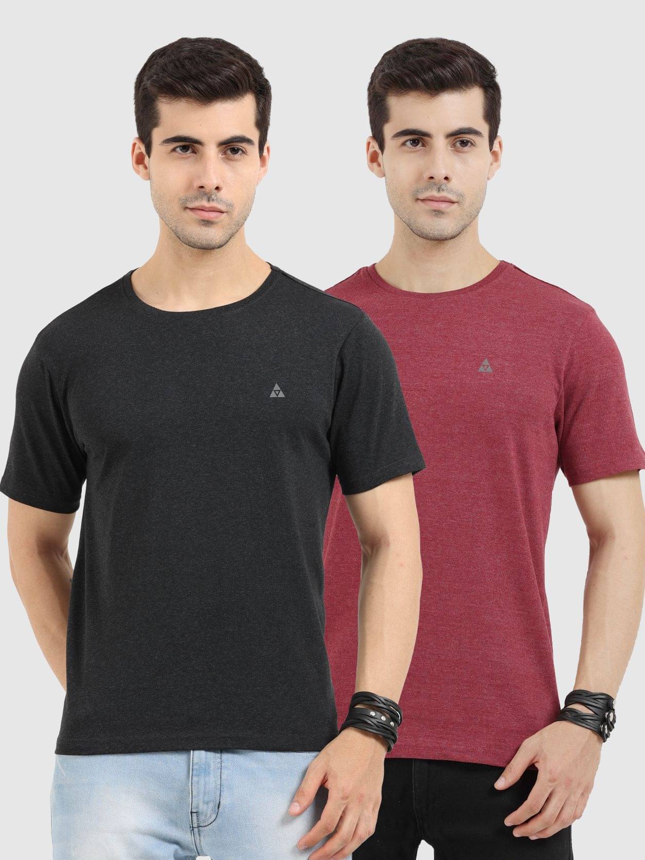     			Ardeur - Multi Cotton Regular Fit Men's T-Shirt ( Pack of 2 )