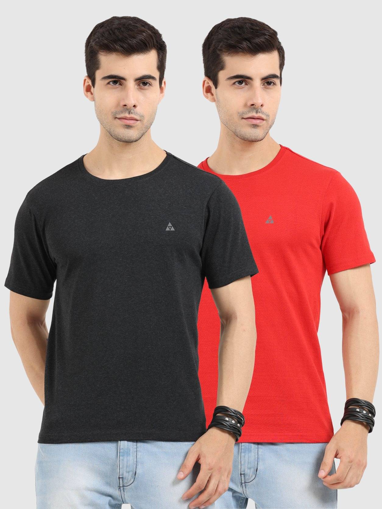     			Ardeur Pack of 2 Cotton Regular Fit Men's T-Shirt ( Multicolor )