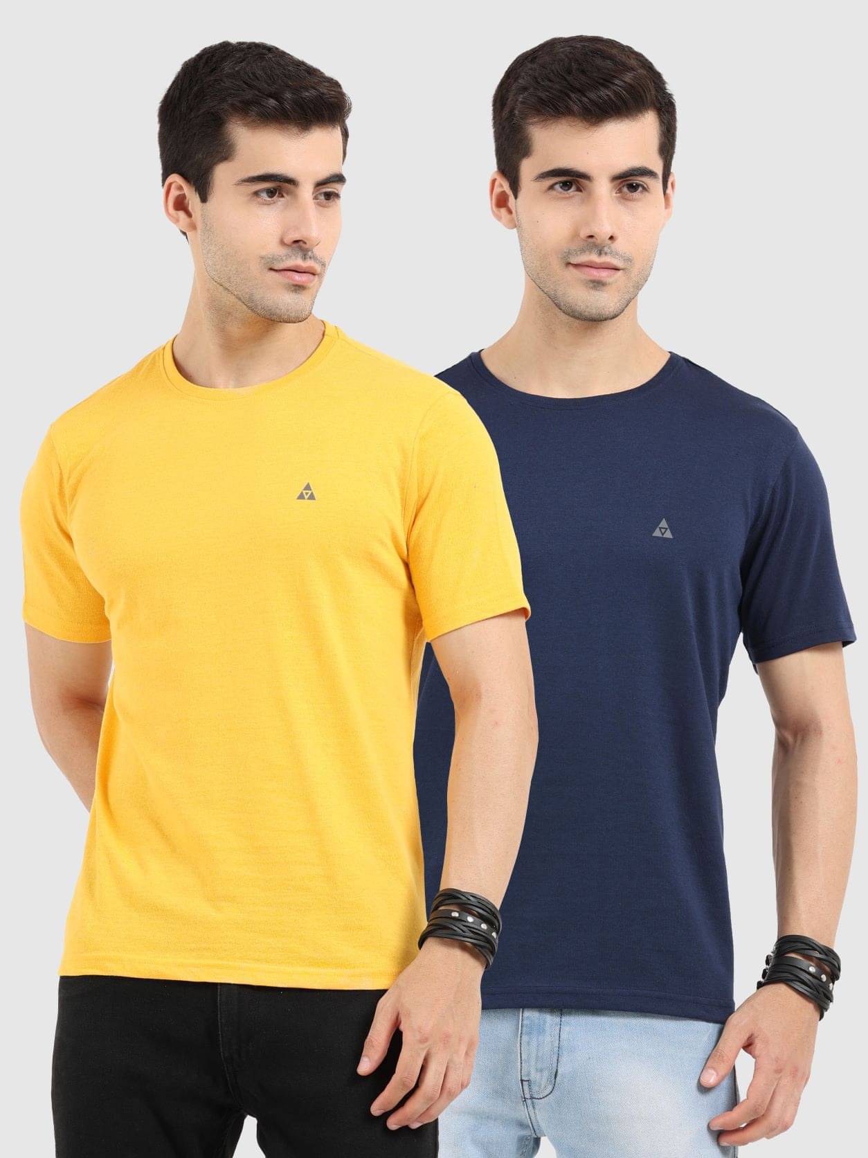     			Ardeur - Multi Cotton Regular Fit Men's T-Shirt ( Pack of 2 )
