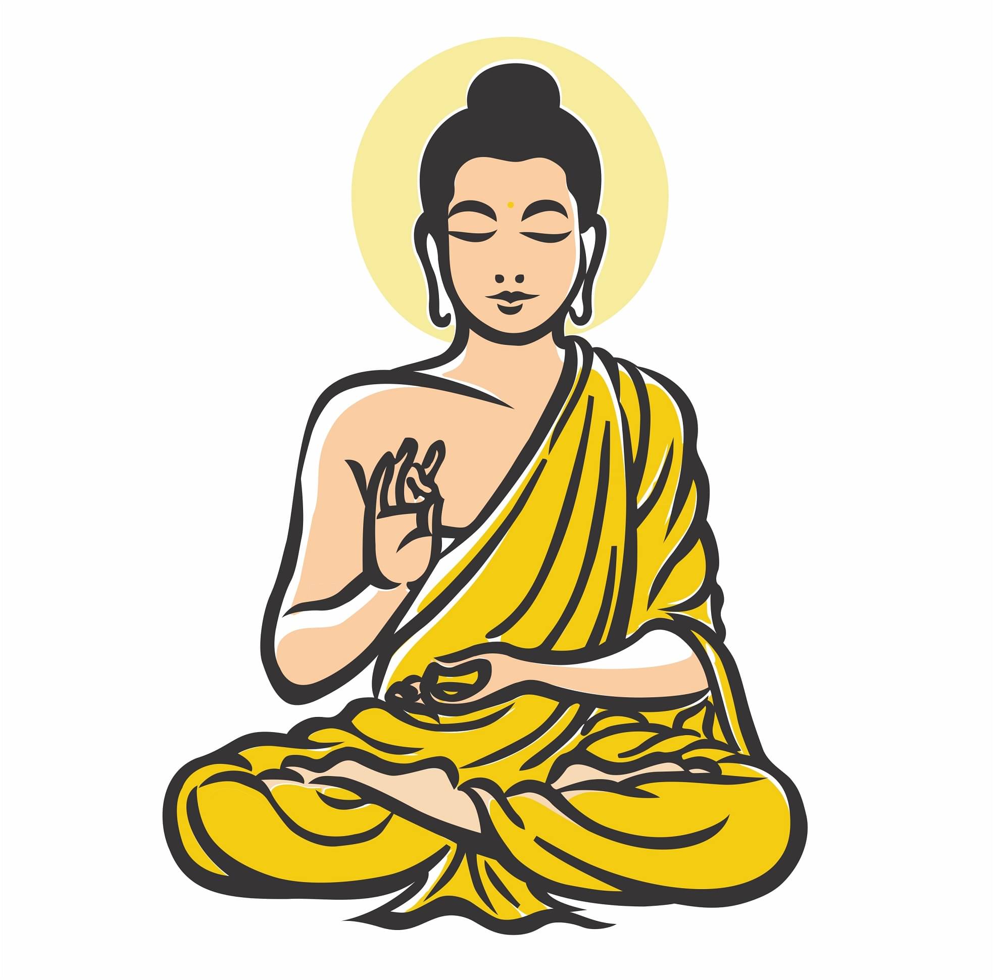 Asmi Collection Meditating God Buddha Wall Sticker ( 85 x 60 cms ) Asmi Collection Meditating God Buddha Wall Sticker ( 85 x 60 cms )