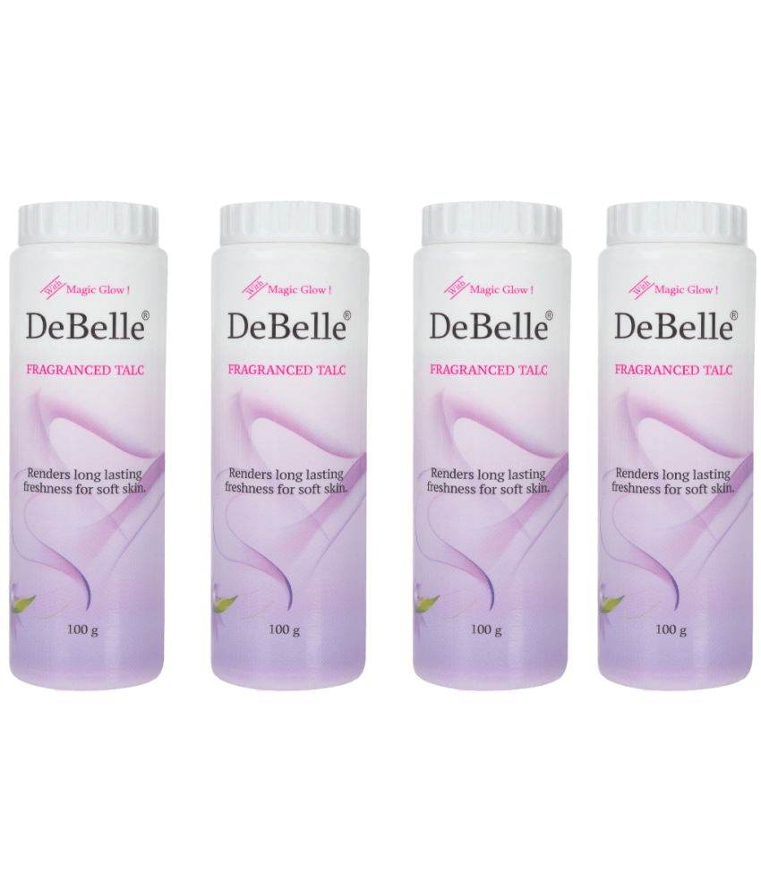     			DeBelle combo 4, 100g talc combo 100g talc Talc 100 gm Pack of 4