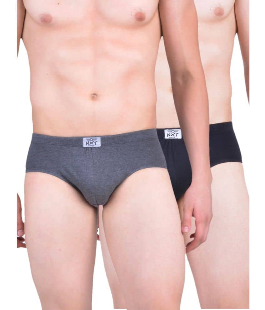 Force NXT Pack of 2 Cotton Briefs For Men's ( Multicolor )
