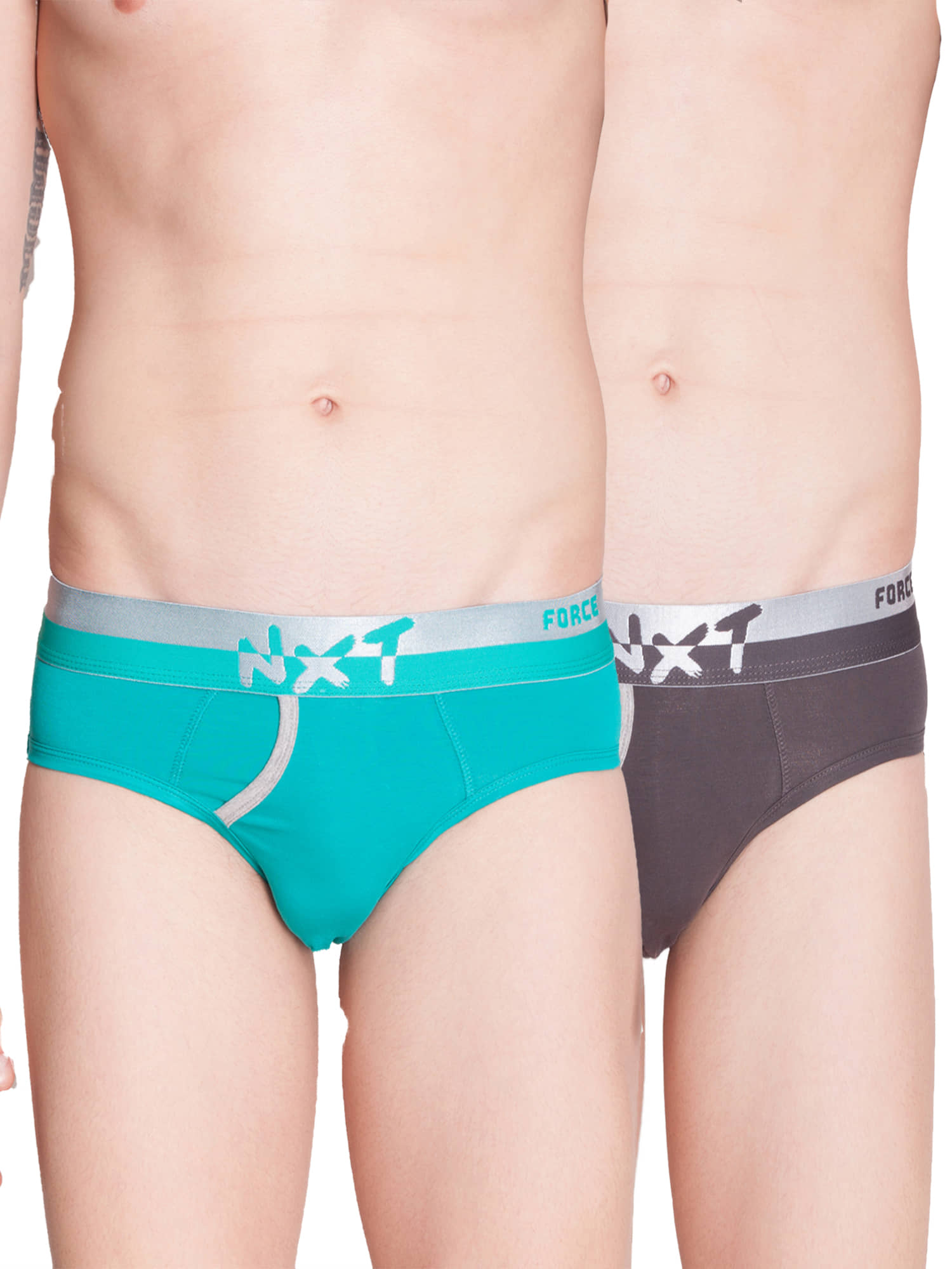 Force NXT - Multicolor Cotton Men's Briefs ( Pack Of 2 )
