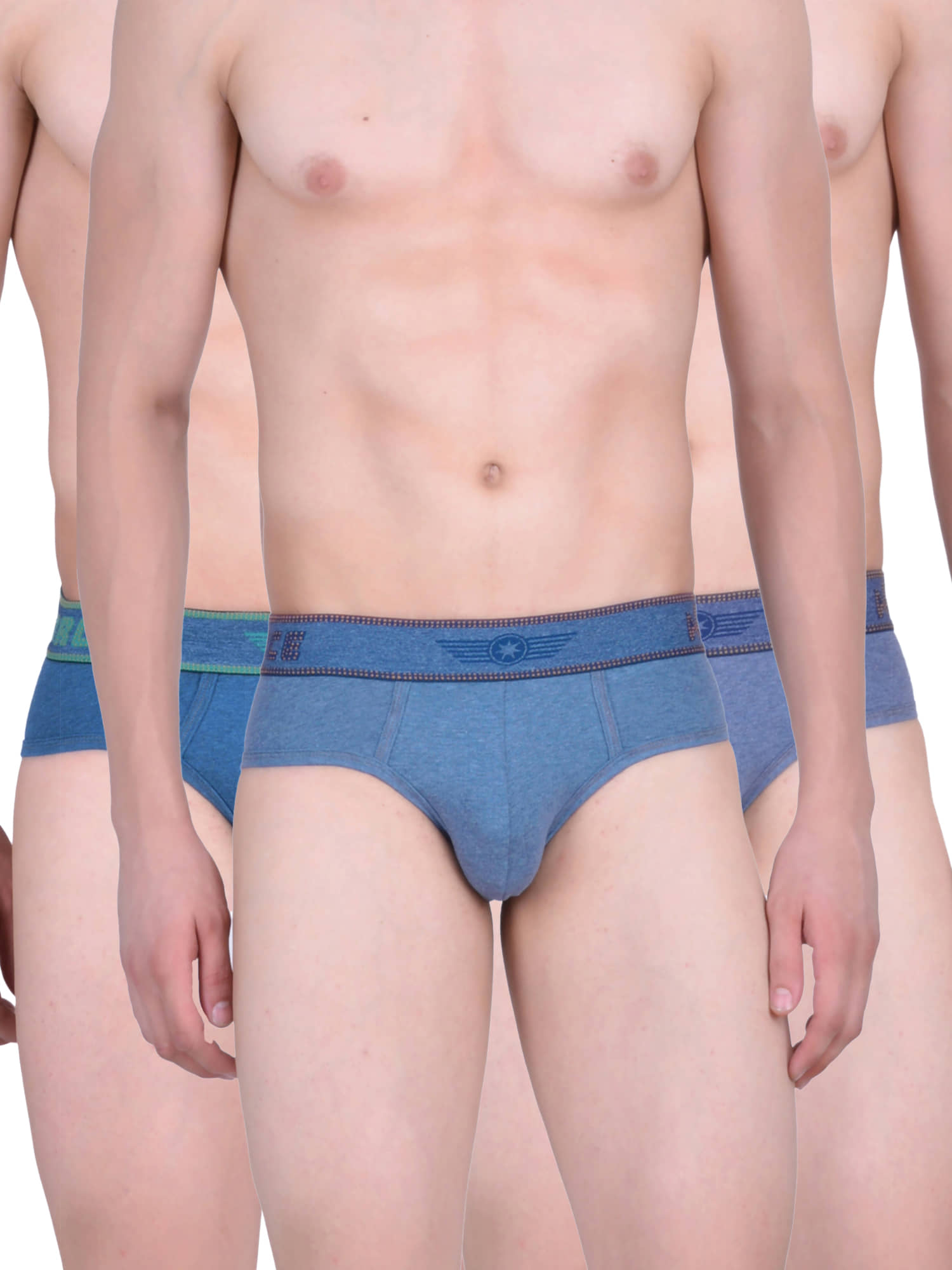 Force NXT Pack of 3 Cotton Briefs For Men's ( Multicolor )