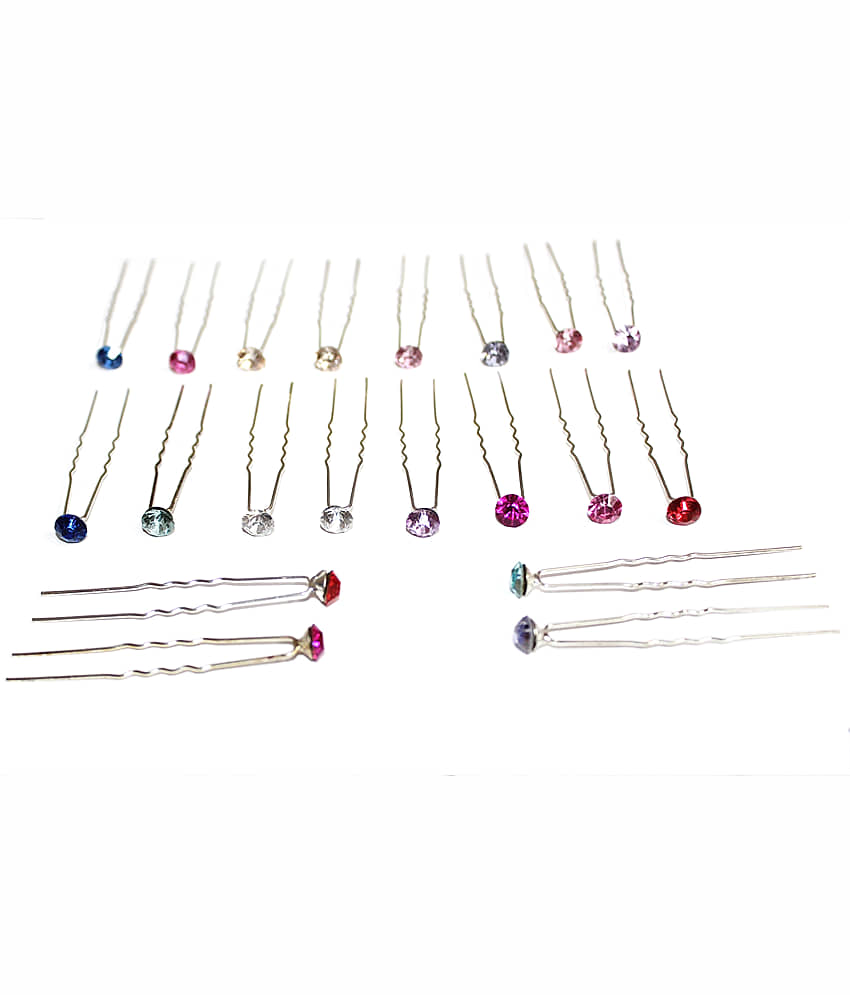 La Belleza - Multi Women's Hair Pin ( Pack of 1 ) - Jewellery Sets | Buy online on ZillyBuy