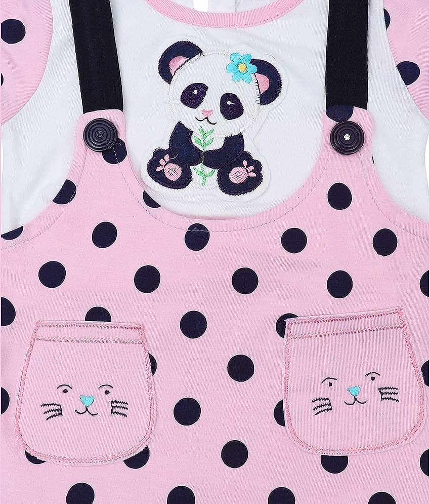 NammaBaby Pack of 1 Baby Girls Cotton Blend Dresses ( Pink )