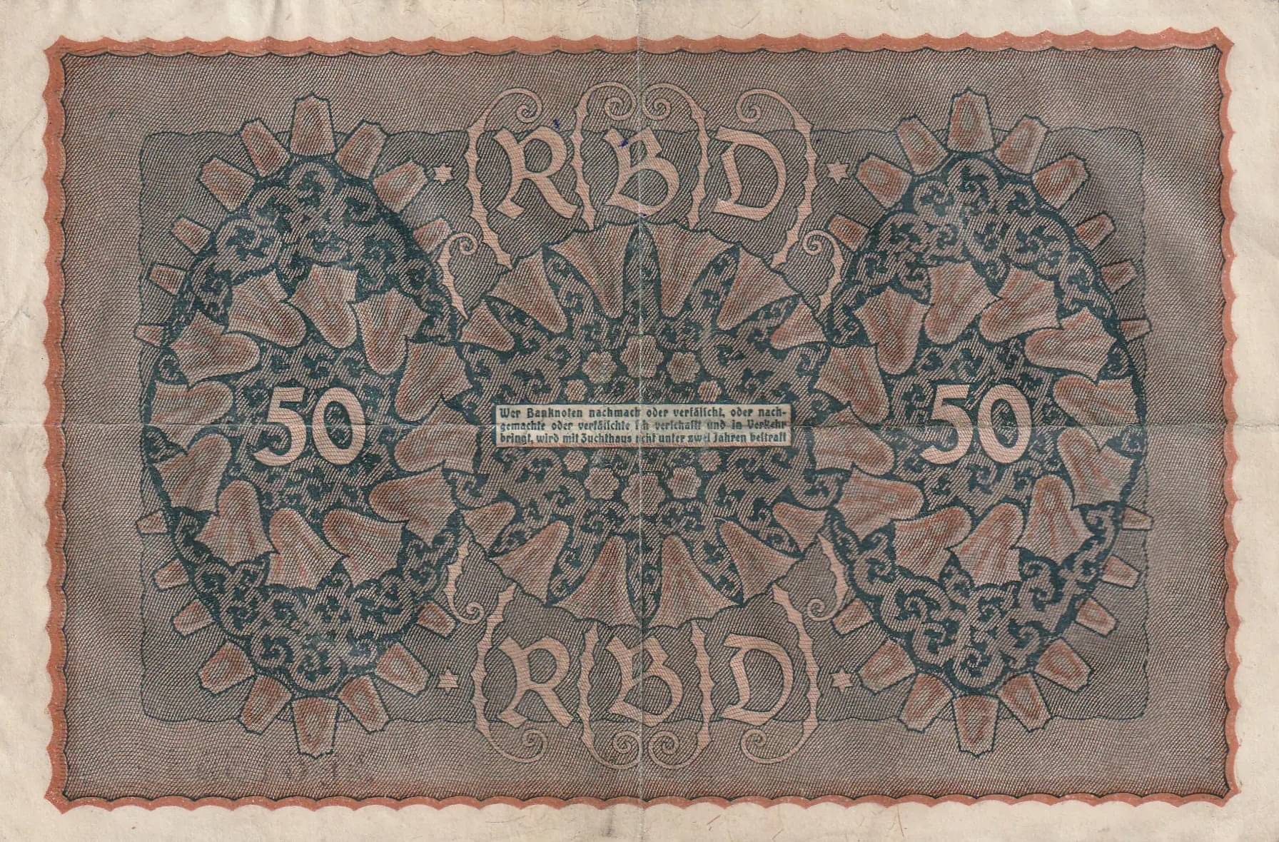     			Numiscart - 50 Funfzig Mark 1 Numismatic Coins