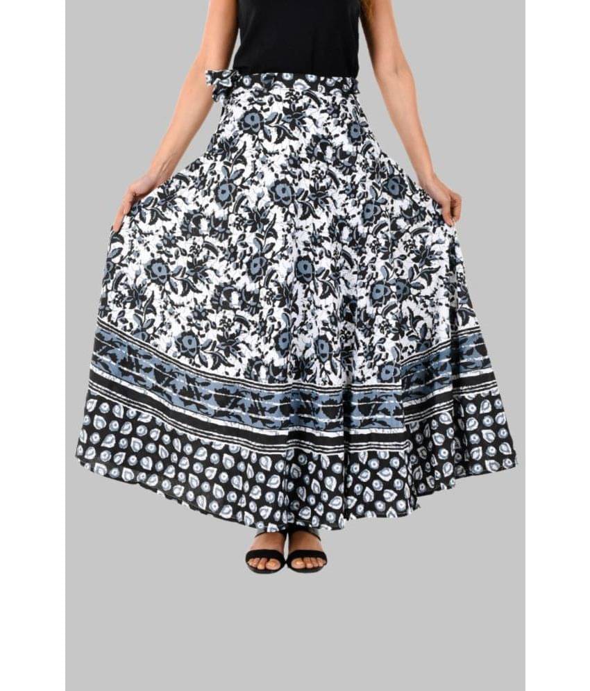 Rangun - Black Cotton Women's Wrap Skirt ( Pack of 1 ) Rangun - Black Cotton Women's Wrap Skirt ( Pack of 1 )