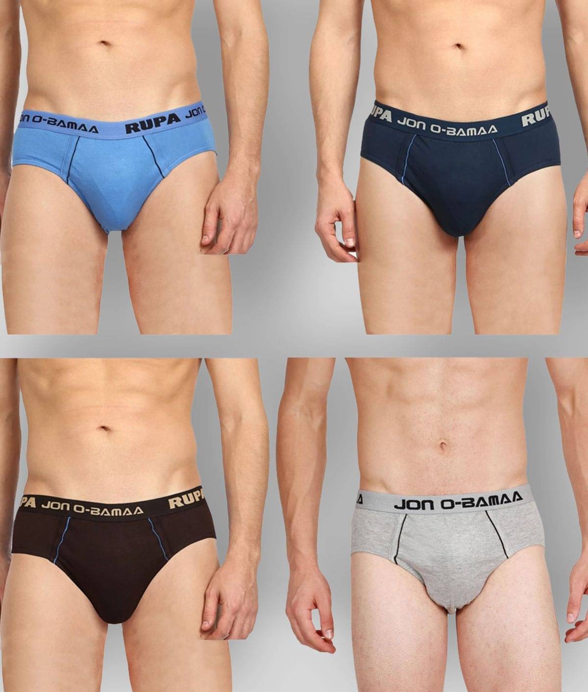 Rupa Jon Multi Brief Pack of 4 Rupa Jon Multi Brief Pack of 4