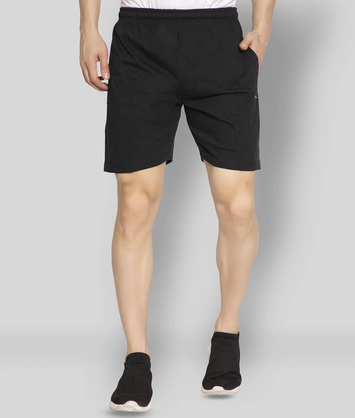 Zeffit -  Navy Blue Cotton Blend Men's Shorts ( Pack of 1 ) - Shorts | Buy online on ZillyBuy