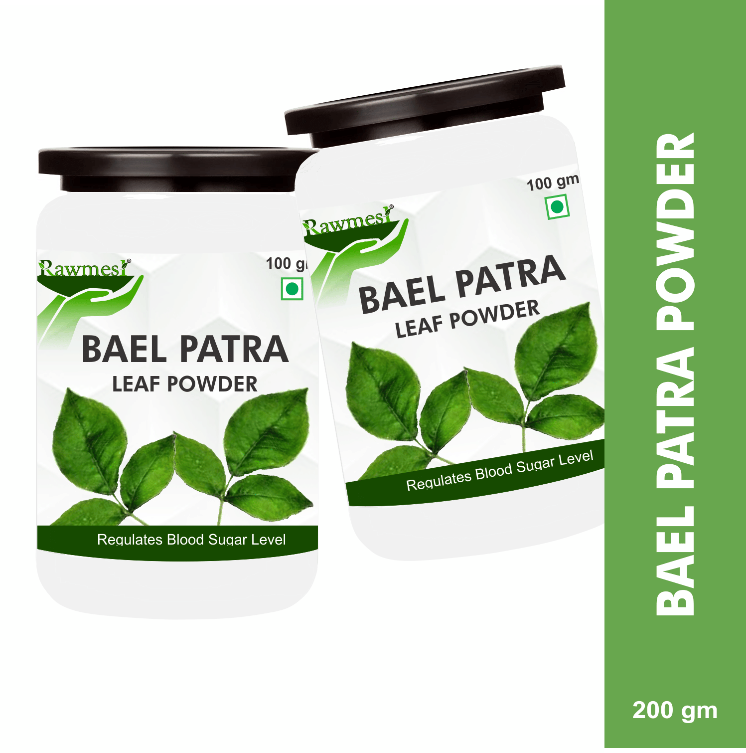 Rawmest Bael Patra Leaf For Respiratory Issues Powder 200 Gm Pack of 2