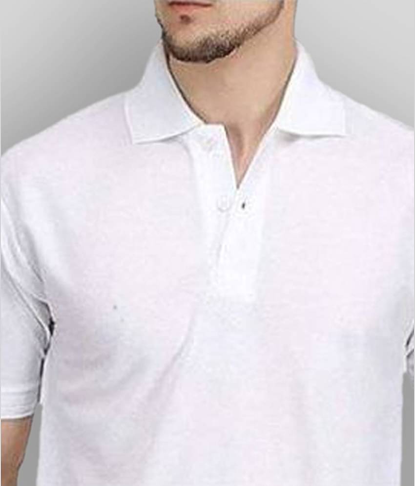 FASHION365 Pack of 2 Cotton Blend Slim Fit Solid Half Sleeves Men's Polo T Shirt ( Multicolor )