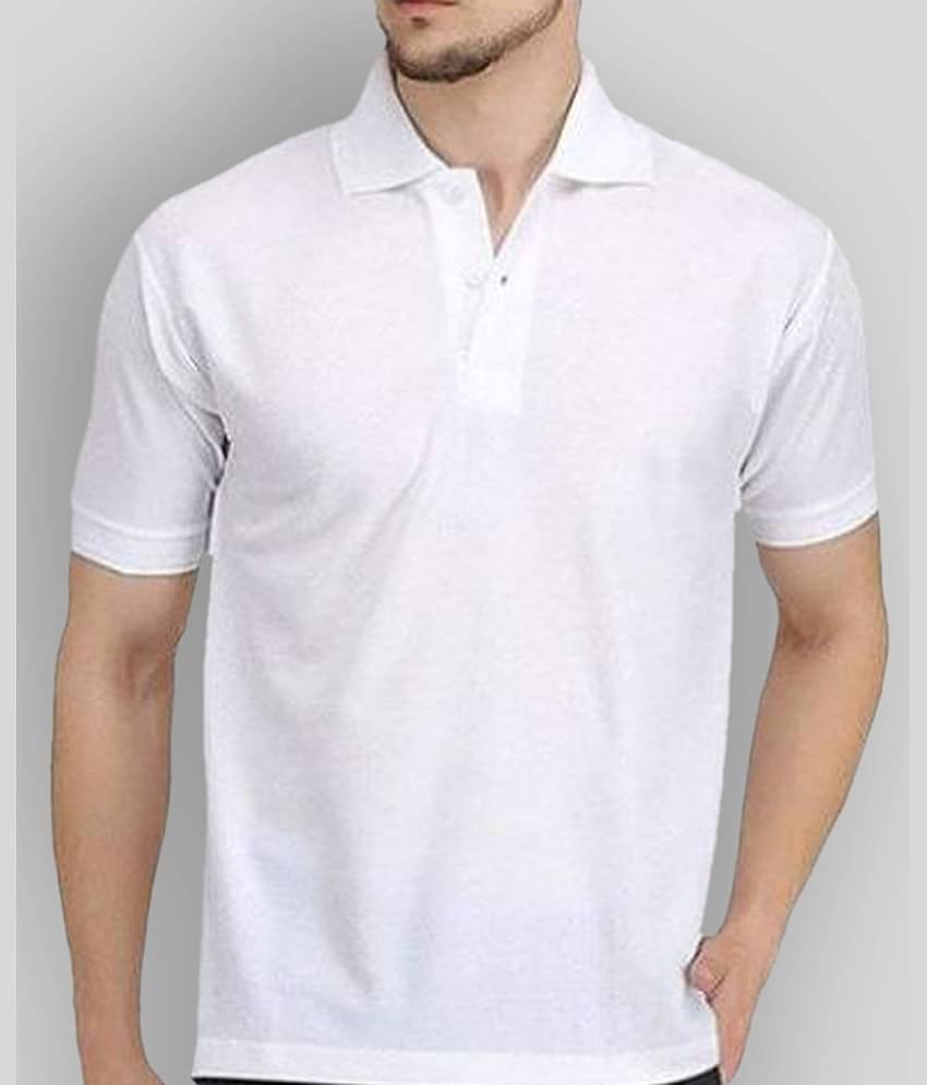 FASHION365 Pack of 2 Cotton Blend Slim Fit Solid Half Sleeves Men's Polo T Shirt ( Multicolor )