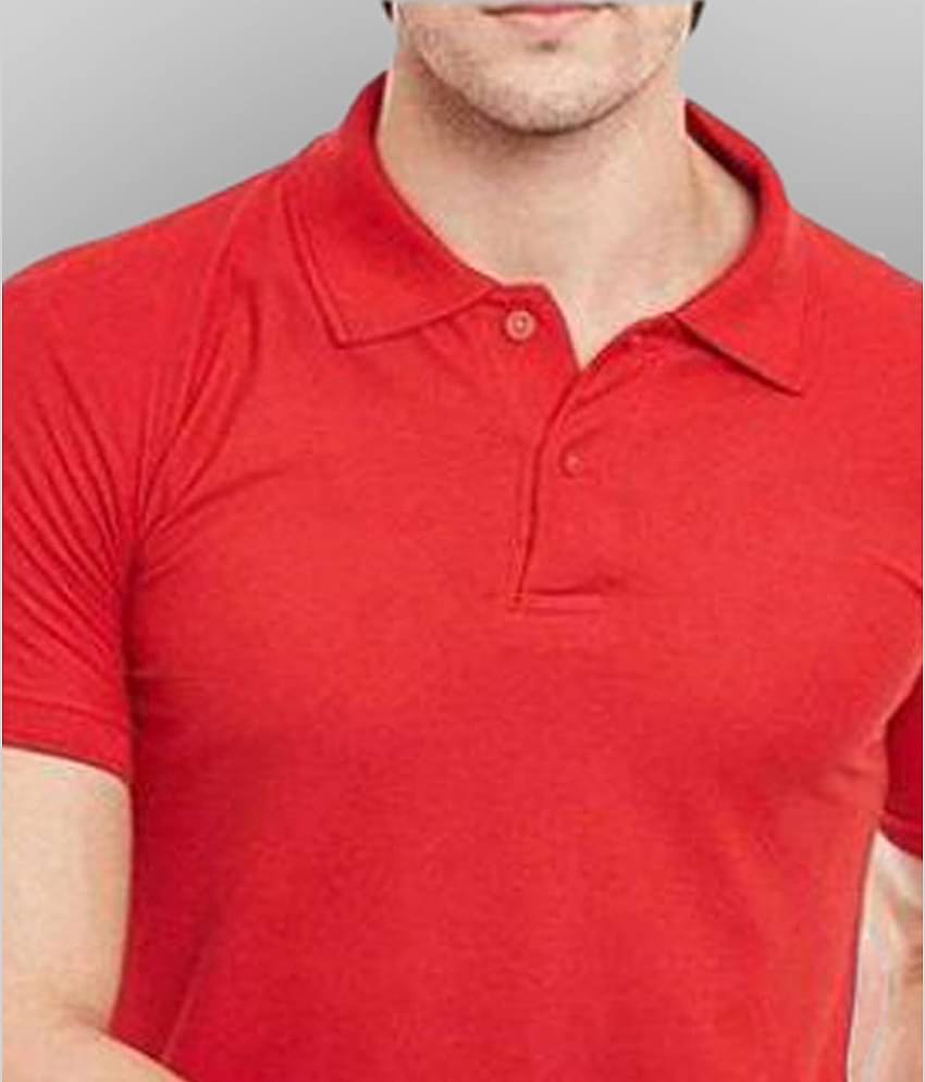 SKYRISE Pack of 2 Cotton Blend Slim Fit Solid Half Sleeves Men's Polo T Shirt ( Multicolor )