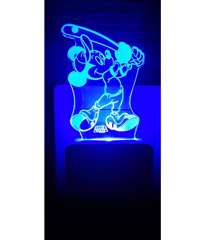 SUPER AJANTA - Multicolor Night Lamp ( Pack of 1 ) - Electricals | Buy online on ZillyBuy
