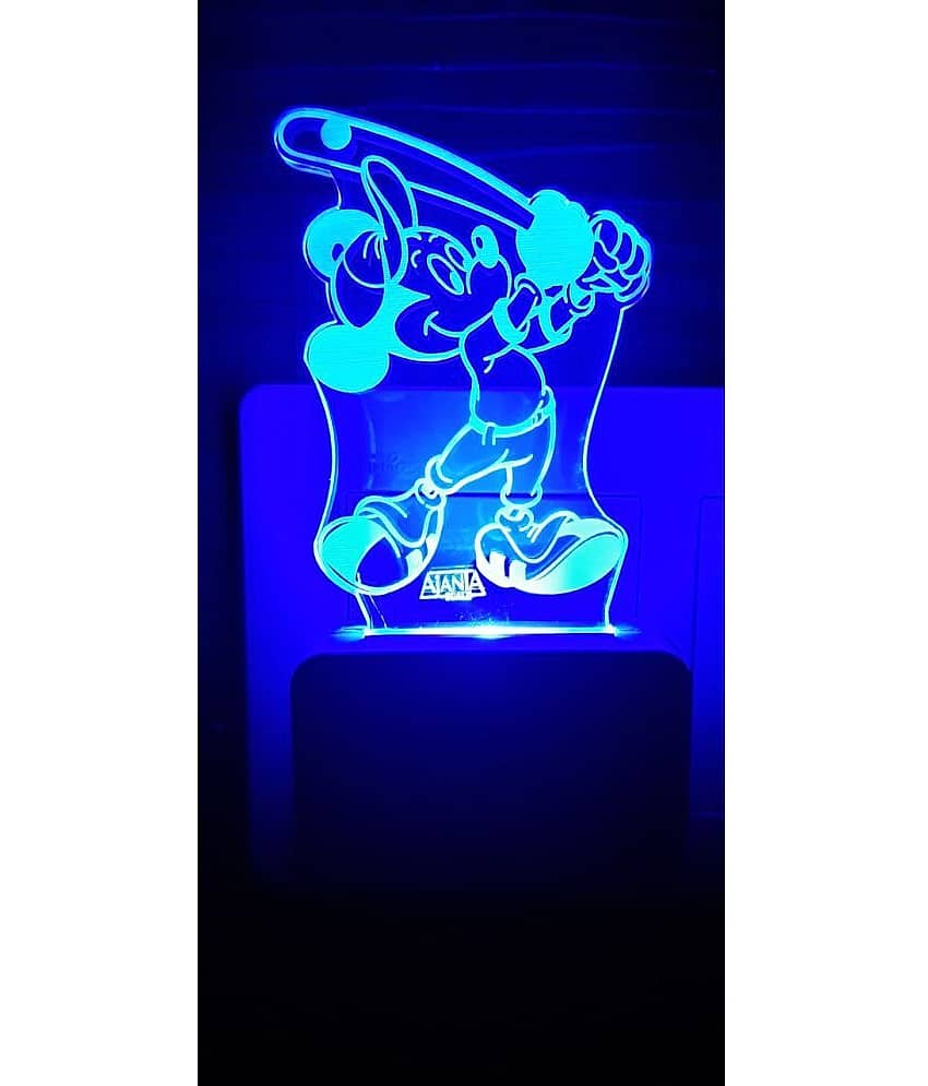 SUPER AJANTA - Multicolor Night Lamp ( Pack of 1 ) - Electricals | Buy online on ZillyBuy