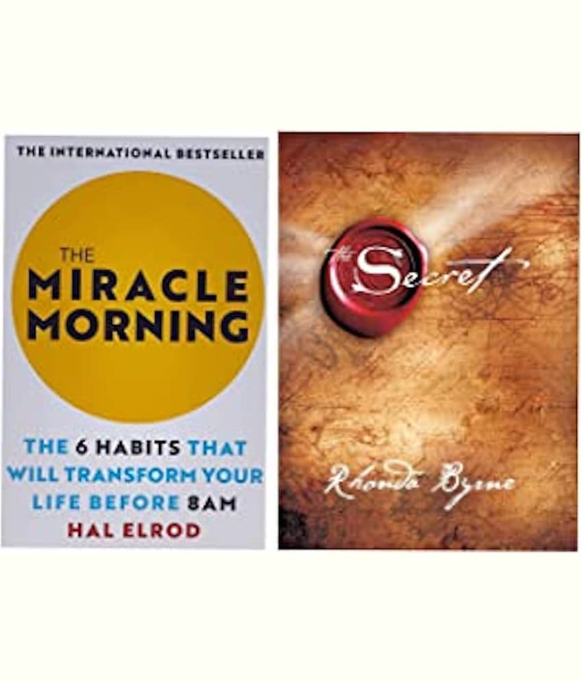 The Miracle Morning & With The Secret by Rhonda Byrne is a self-help book - Stationery | Buy online on ZillyBuy
