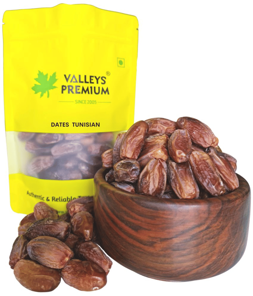 Valleys Premium Tunisian Dates (Khajoor) 800 Grams     			Valleys Premium Tunisian Dates (Khajoor) 800 Grams