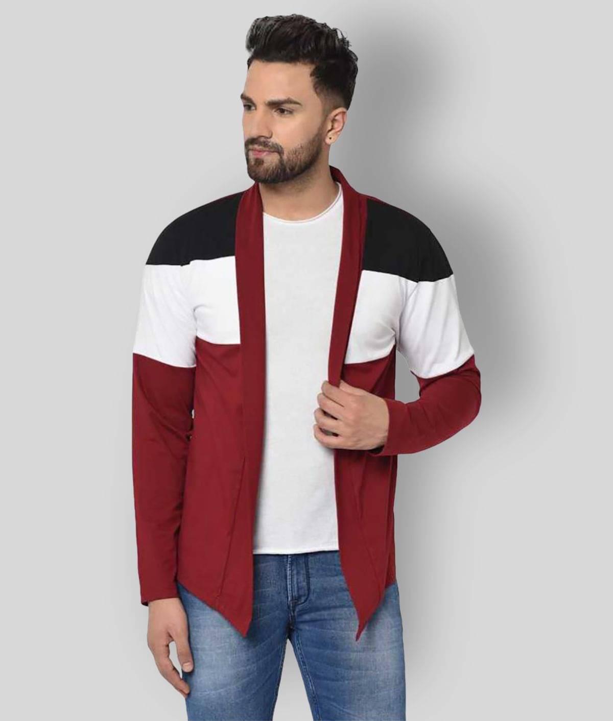 Glito Multi Shawl Neck Sweater Single Glito Multi Shawl Neck Sweater Single