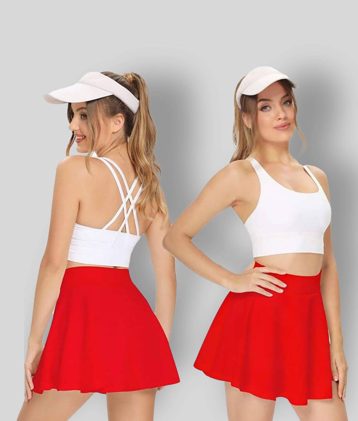 R L F - Red Polyester Women's Circle Skirt ( Pack of 1 ) R L F - Red Polyester Women's Circle Skirt ( Pack of 1 )