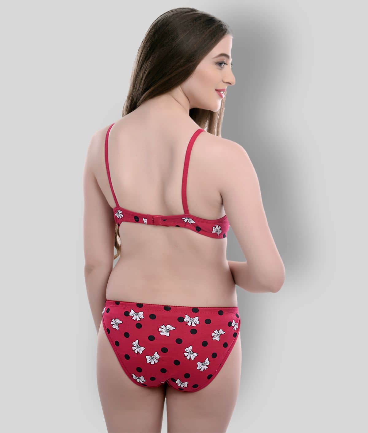 Softskin Pack of 3 Cotton Women's Bra & Panty Set ( Multi Color )