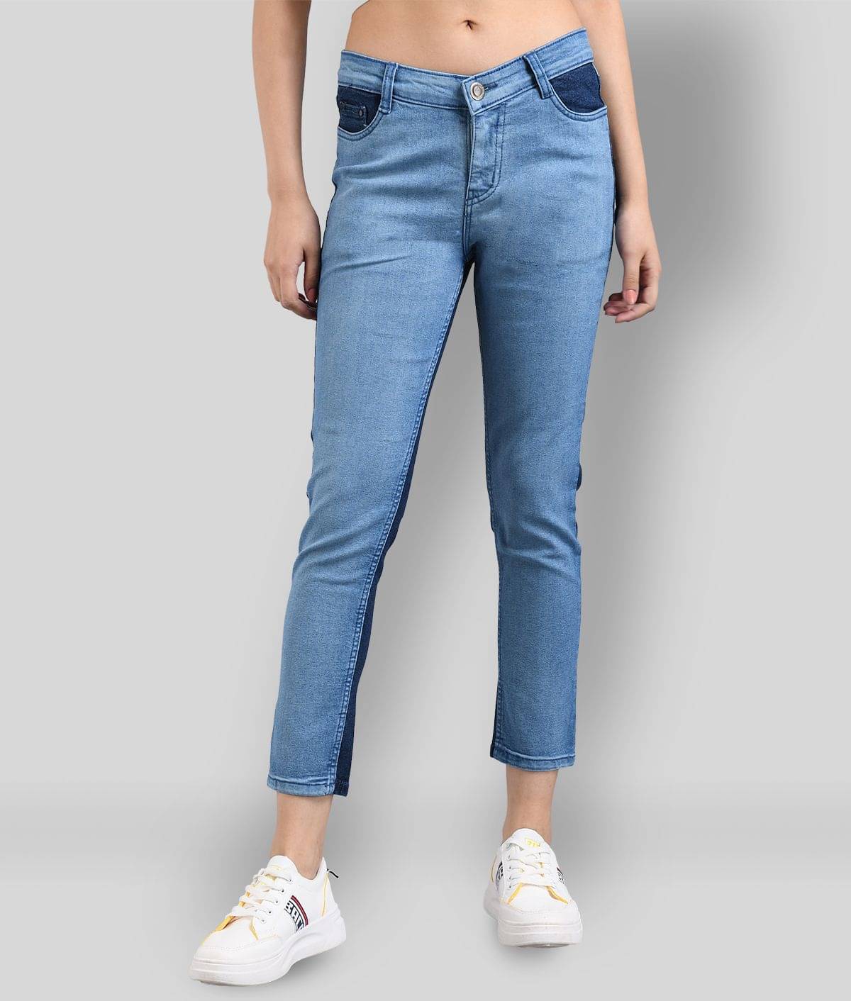     			The Dry State - Blue Denim Women's Jeans ( Pack of 1 )