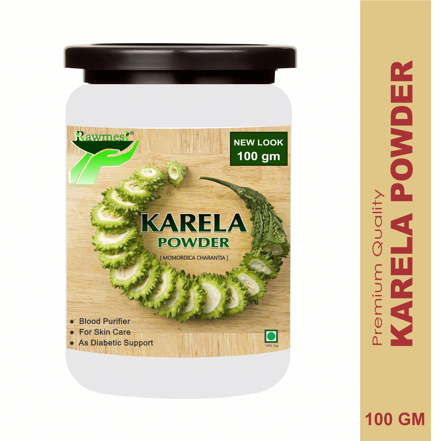     			Rawmest 100% Pure Karela (Bitter Gourd) Powder 100 Gm Pack of 1