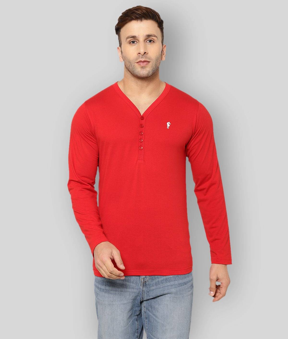 EPPE Pack of 1 Cotton Regular Fit Solid Half Sleeves Men's Polo T Shirt ( Red ) EPPE Pack of 1 Cotton Regular Fit Solid Half Sleeves Men's Polo T Shirt ( Red )