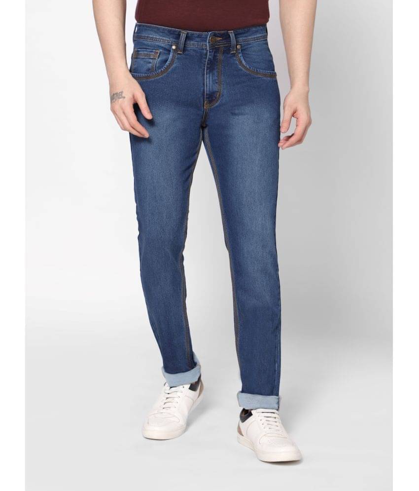     			HJ HASASI - Blue Denim Regular Fit Men's Jeans ( Pack of 1 )