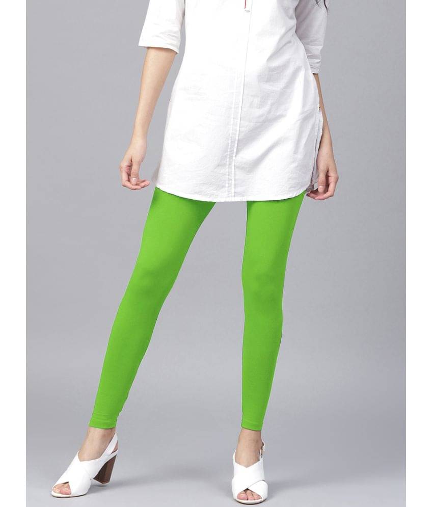    			TCG - Green Cotton Blend Women's Leggings ( Pack of 1 )