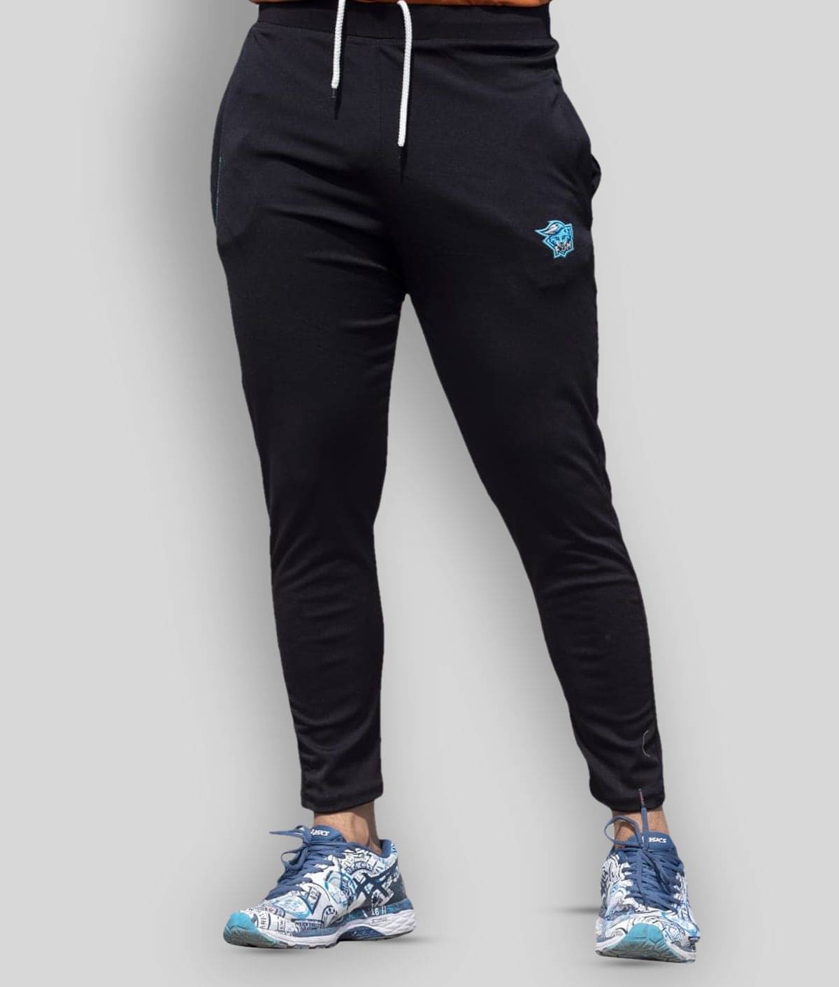     			BURNOUT SPORT - Black Polyester Blend Men's Trackpants ( Pack of 1 )