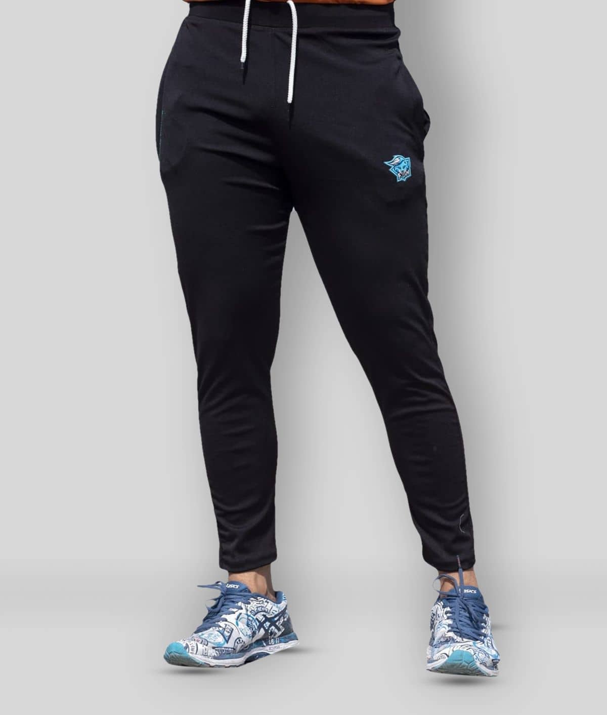 BURNOUT SPORT - Black Polyester Blend Men's Trackpants ( Pack of 1 ) - Track Pants | Buy online on ZillyBuy