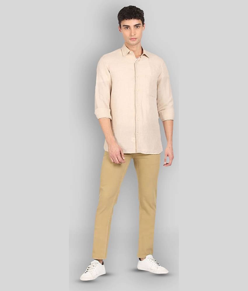 Colt - Brown Cotton Blend Regular Fit Men's Jeans ( Pack of 1 )