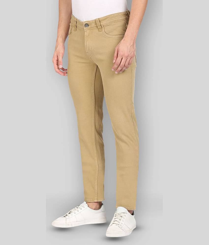 Colt - Brown Cotton Blend Regular Fit Men's Jeans ( Pack of 1 )