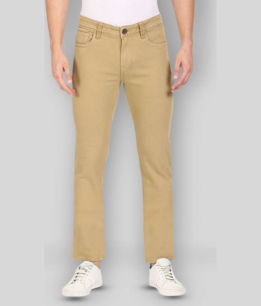 Colt - Brown Cotton Blend Regular Fit Men's Jeans ( Pack of 1 )