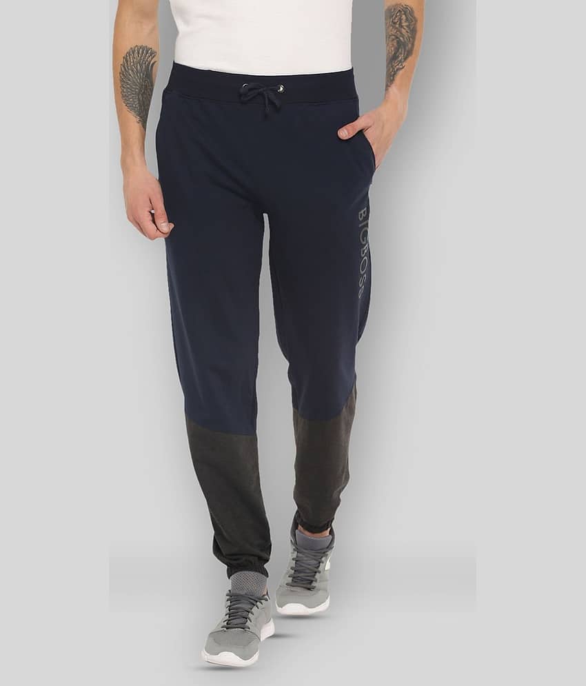 Dollar - Navy Blue 100% Cotton Men's Trackpants ( Pack of 1 ) - Track Pants | Buy online on ZillyBuy