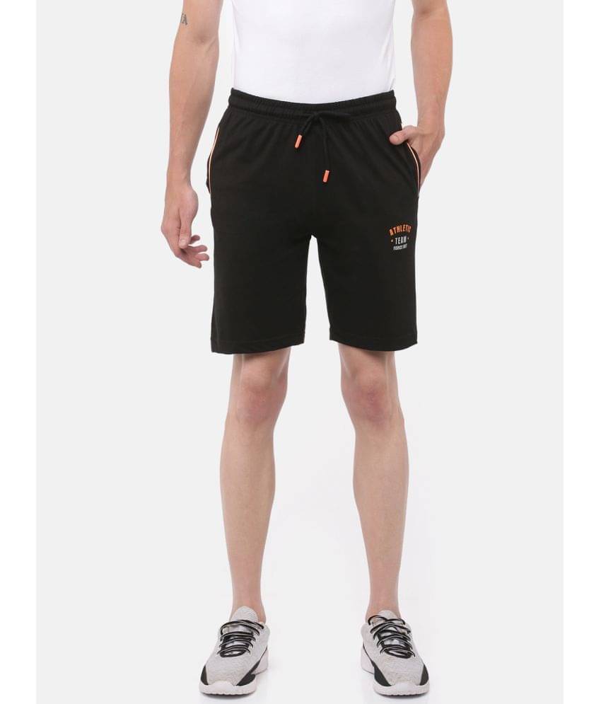     			Force NXT - Black Cotton Men's Shorts ( Pack of 1 )